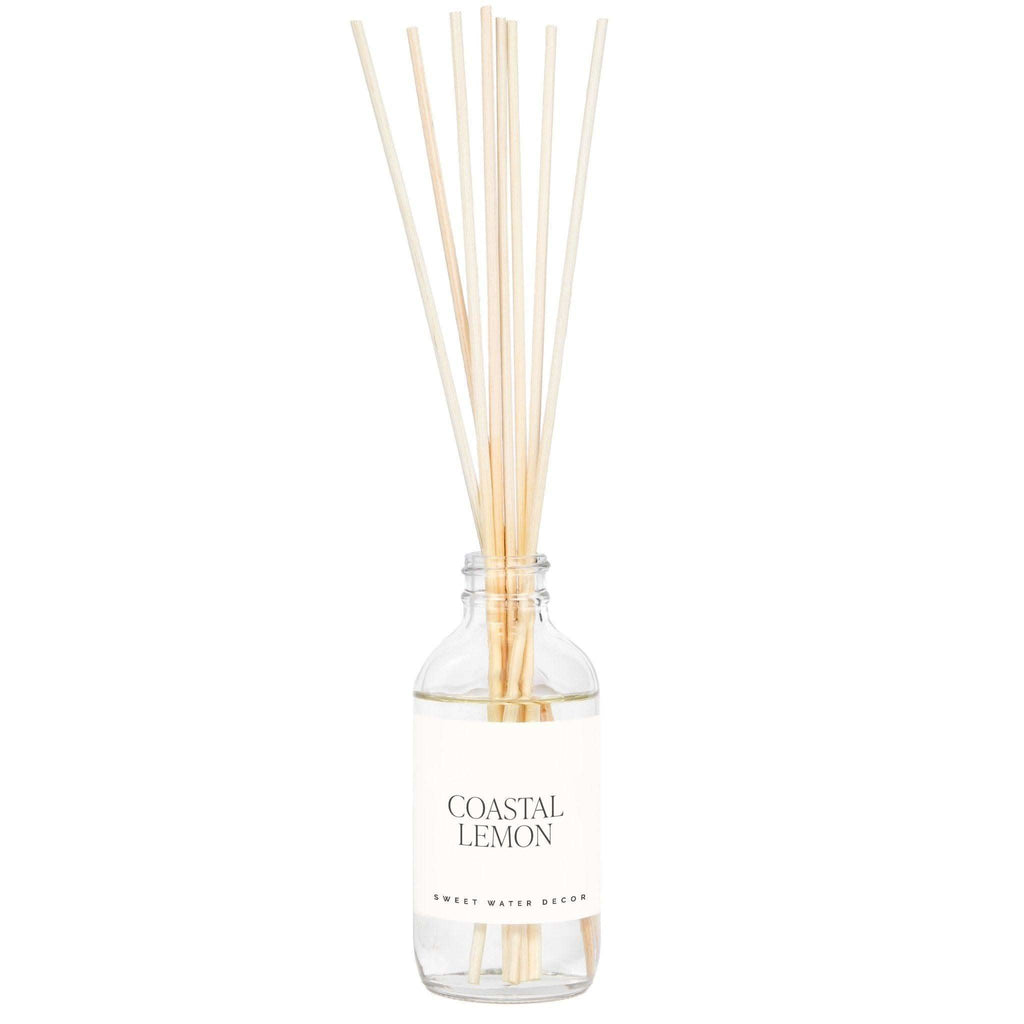 Coastal Lemon Clear Reed Diffuser in - Reed Diffusers photo