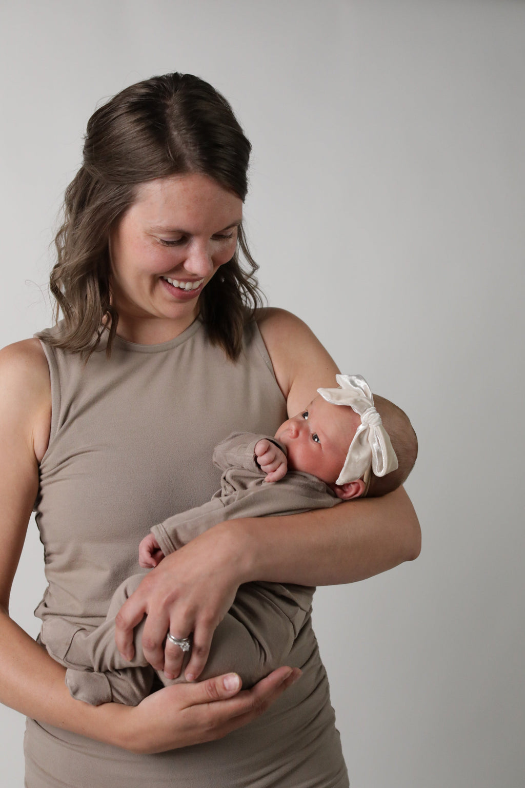 BLAIR || HIGH NECK MATERNITY TANK in - photo