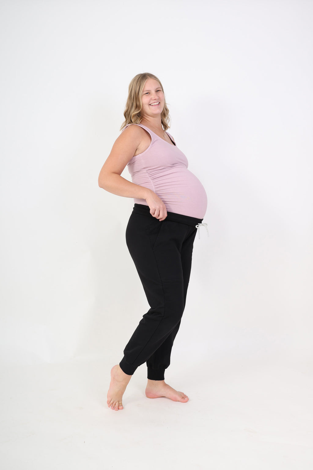 FRANKIE || SCOOP NECK MATERNITY TANK in - photo