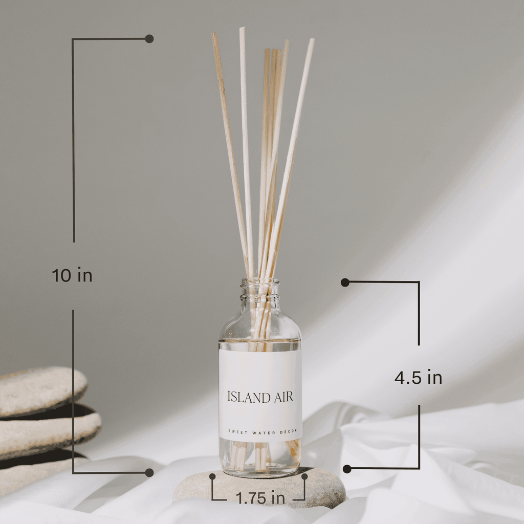 Warm and Cozy Clear Reed Diffuser - SwagglyLife Home & Fashion