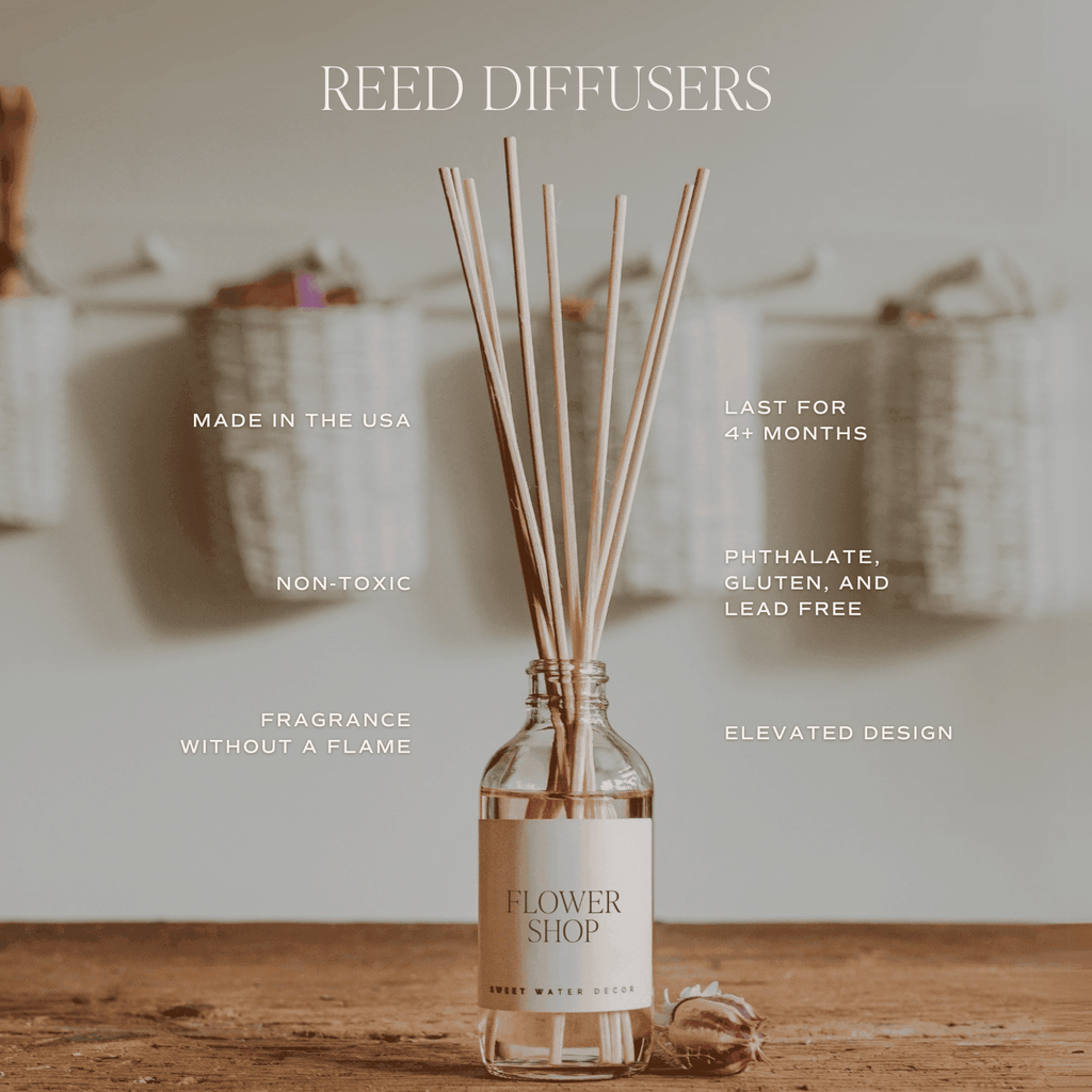 Coastal Lemon Clear Reed Diffuser in - Reed Diffusers photo