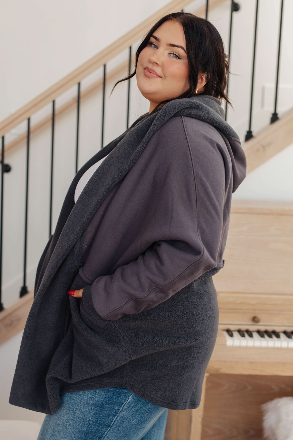 Room For Two Hooded Sweatshirt in - Layers photo