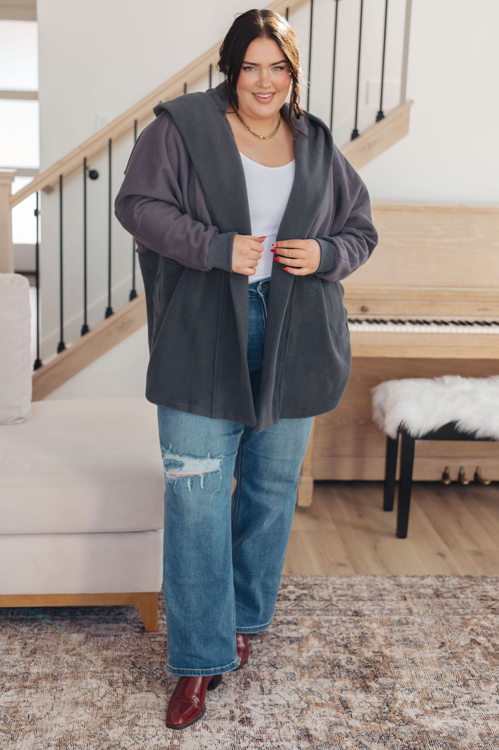 Room For Two Hooded Sweatshirt in - Layers photo