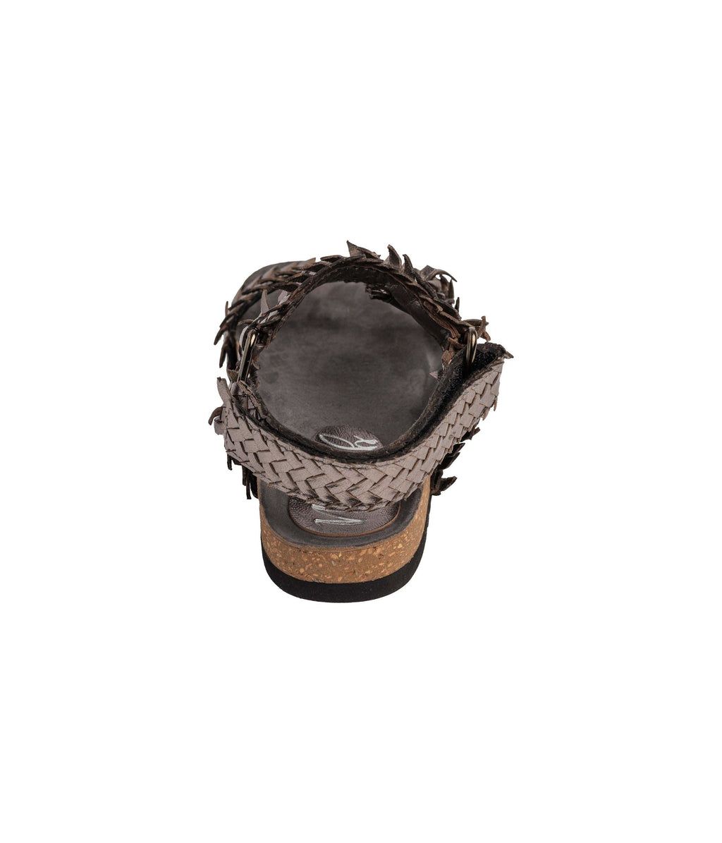River Dance Woven Sandal in Pewter in - Shoes photo