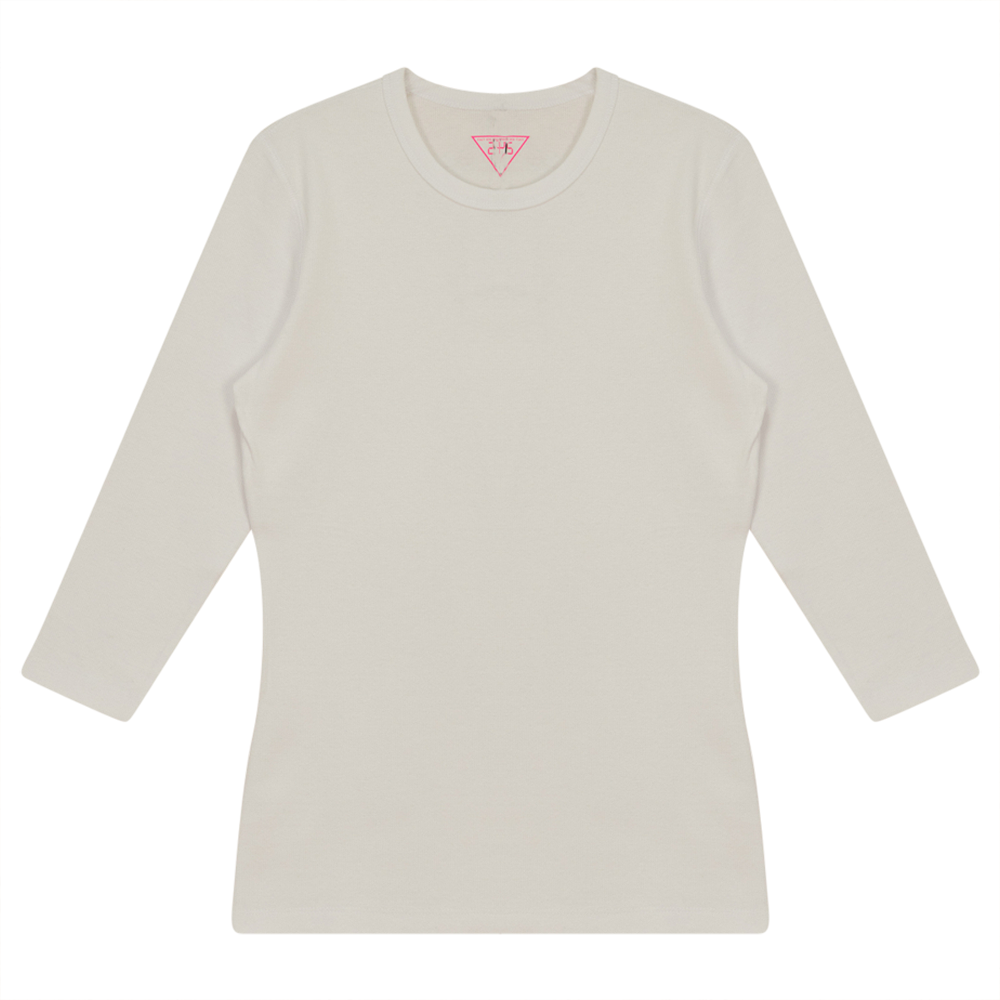24/7 Rib Basic Crew Neck Tee Shirt in - Ladies Pullover photo