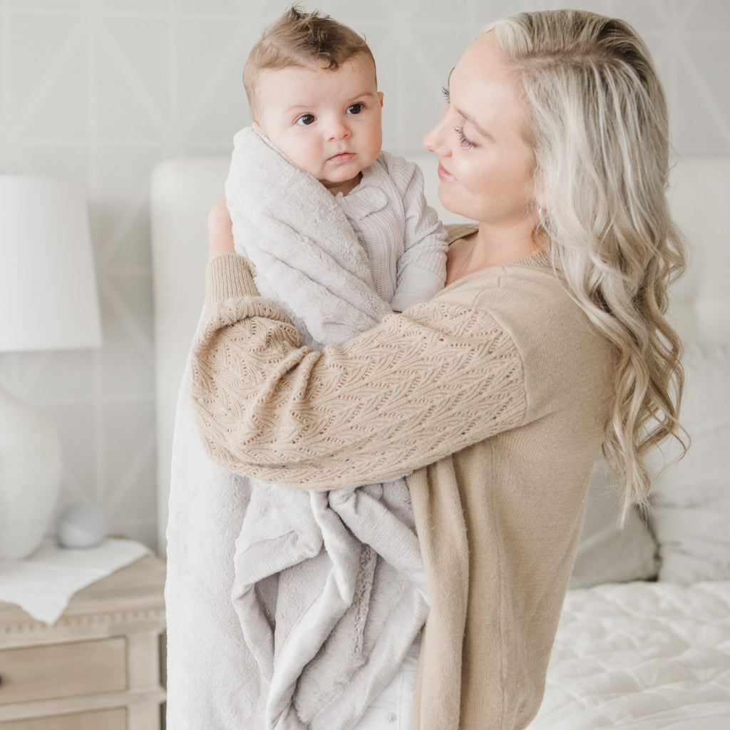LUSH RECEIVING BLANKETS in Feather - Receiving Blanket photo