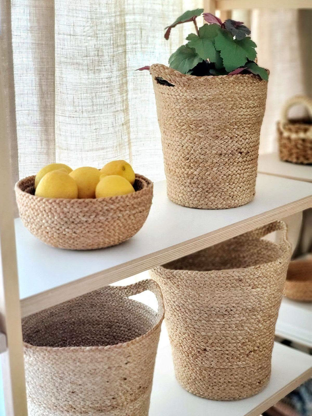 Kata Basket with Slit Handle - SwagglyLife Home & Fashion