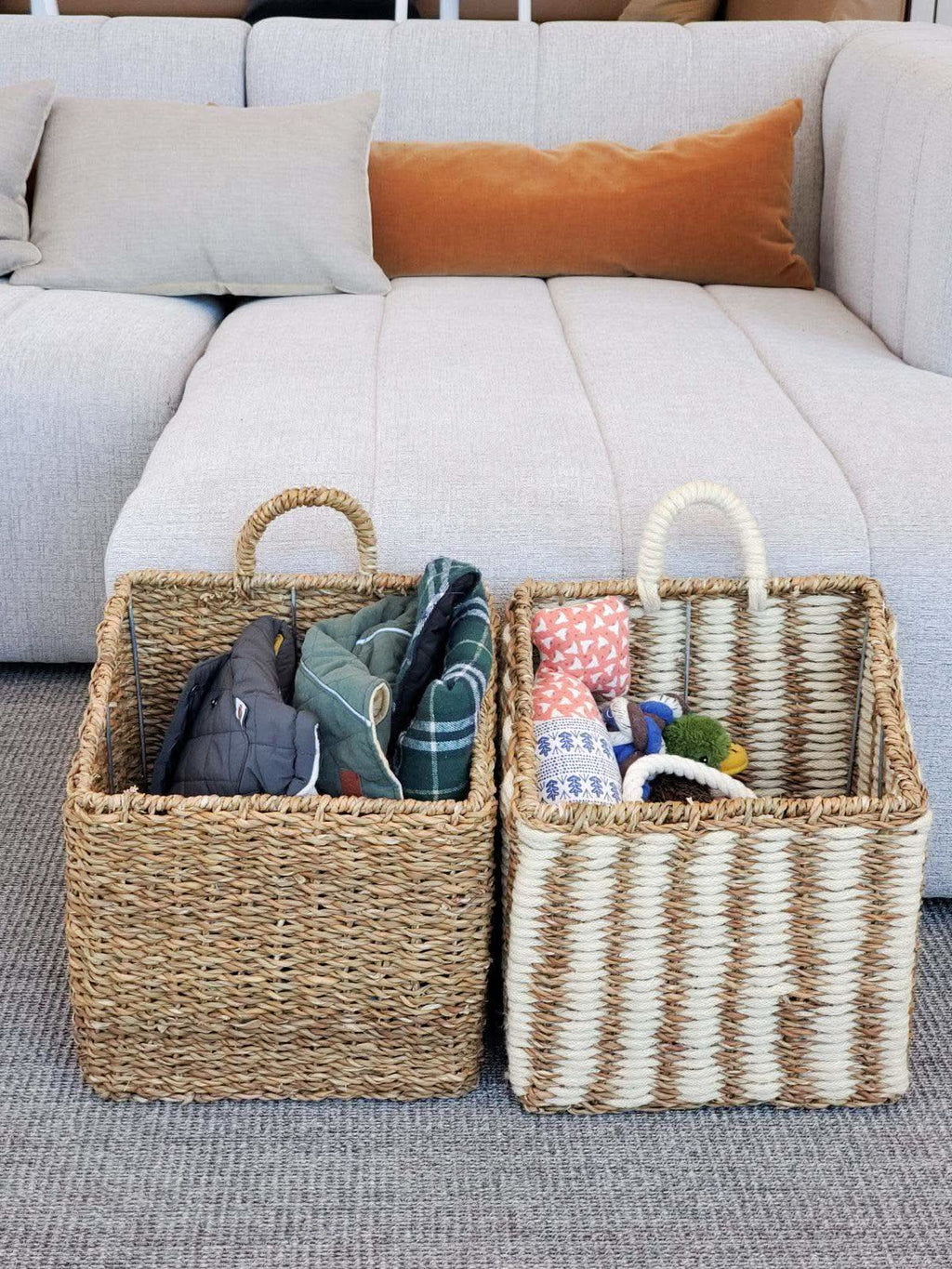 Ula Square Basket in - STORAGE photo
