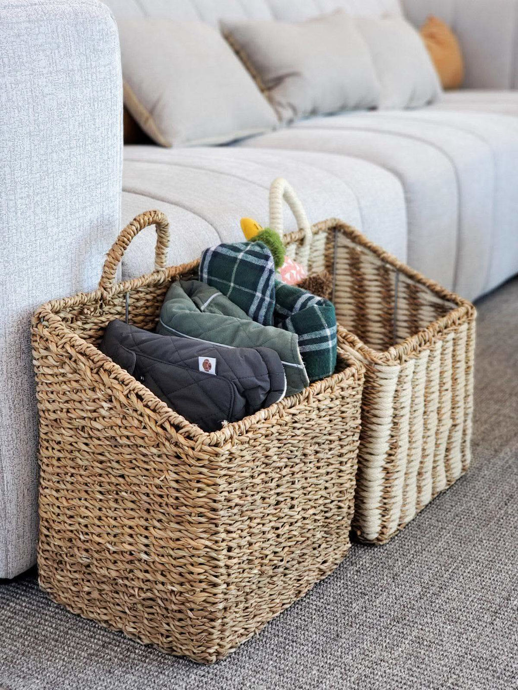 Ula Square Basket in - STORAGE photo