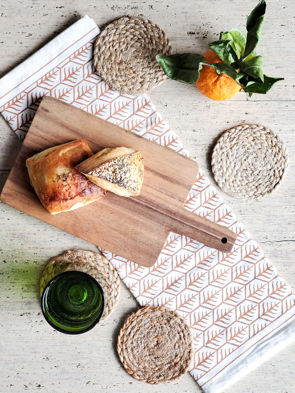 Kata Natural Drink Coaster (Set of 4) in - KITCHEN photo