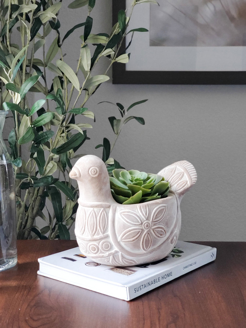 Terracotta Pot - Spotted Dove in - PLANT DECOR photo