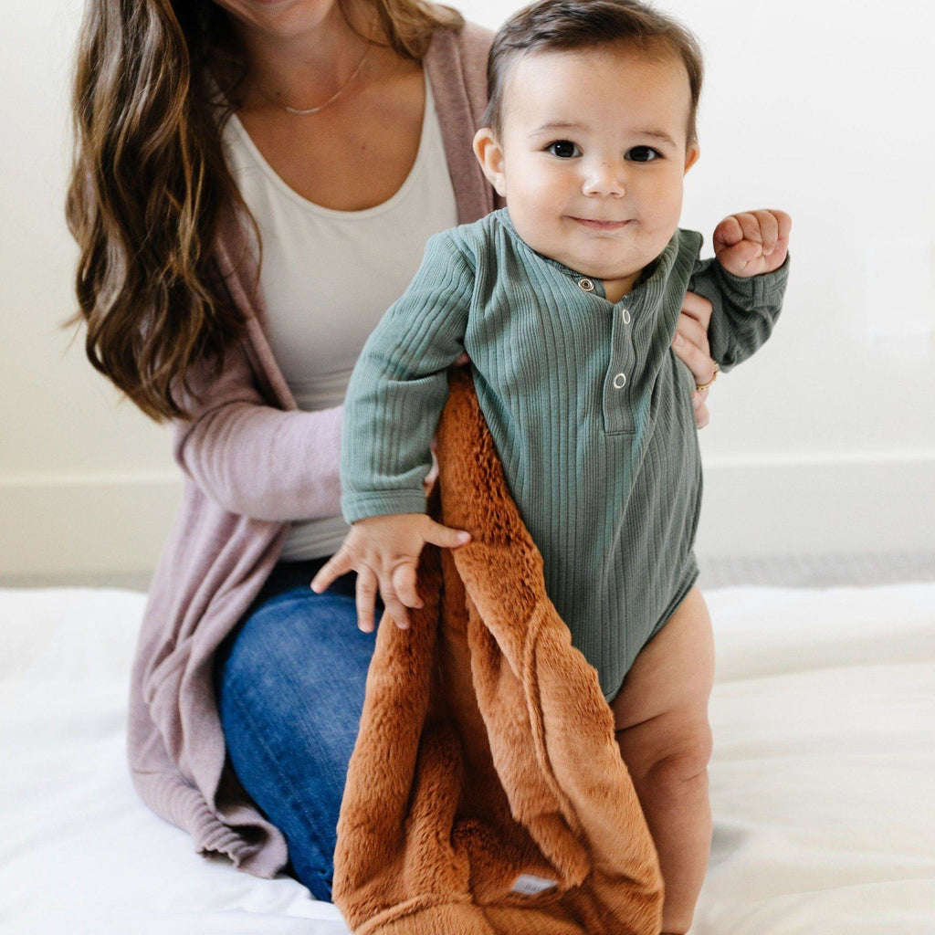 Saranoni Lush Mini Blankets in Camel - photo