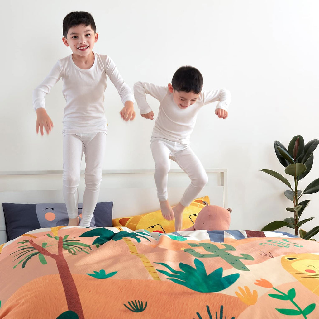 In The Savanna Duvet & Pillowcase in - Big Kid Bedding photo