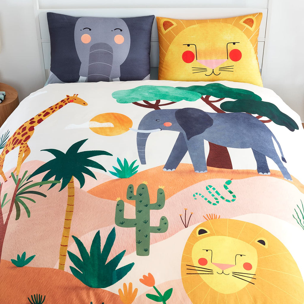 In The Savanna Duvet & Pillowcase in - Big Kid Bedding photo