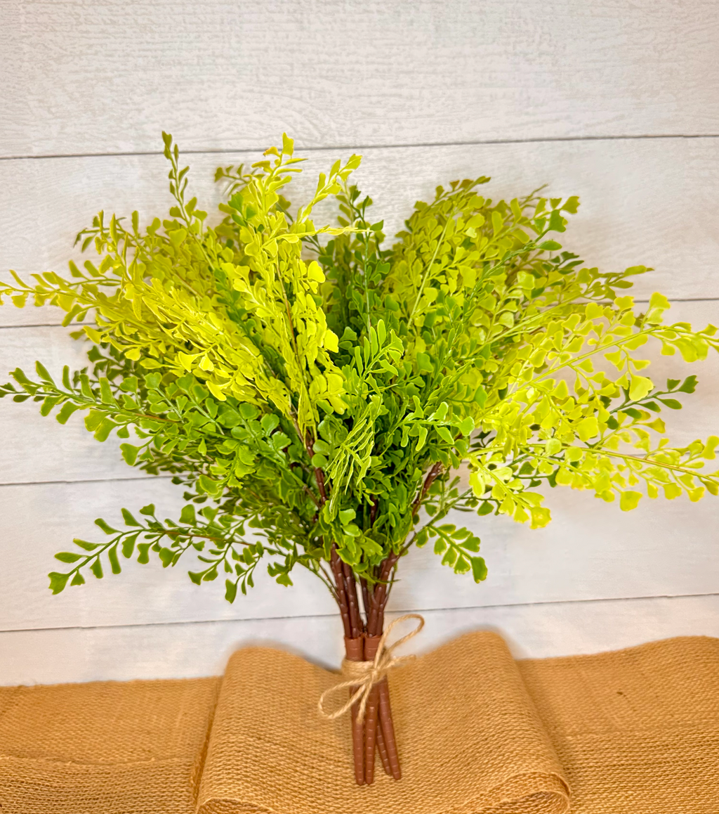 Real Touch Artificial Maidenhair Fern- Bundle of 4 in - Florals photo