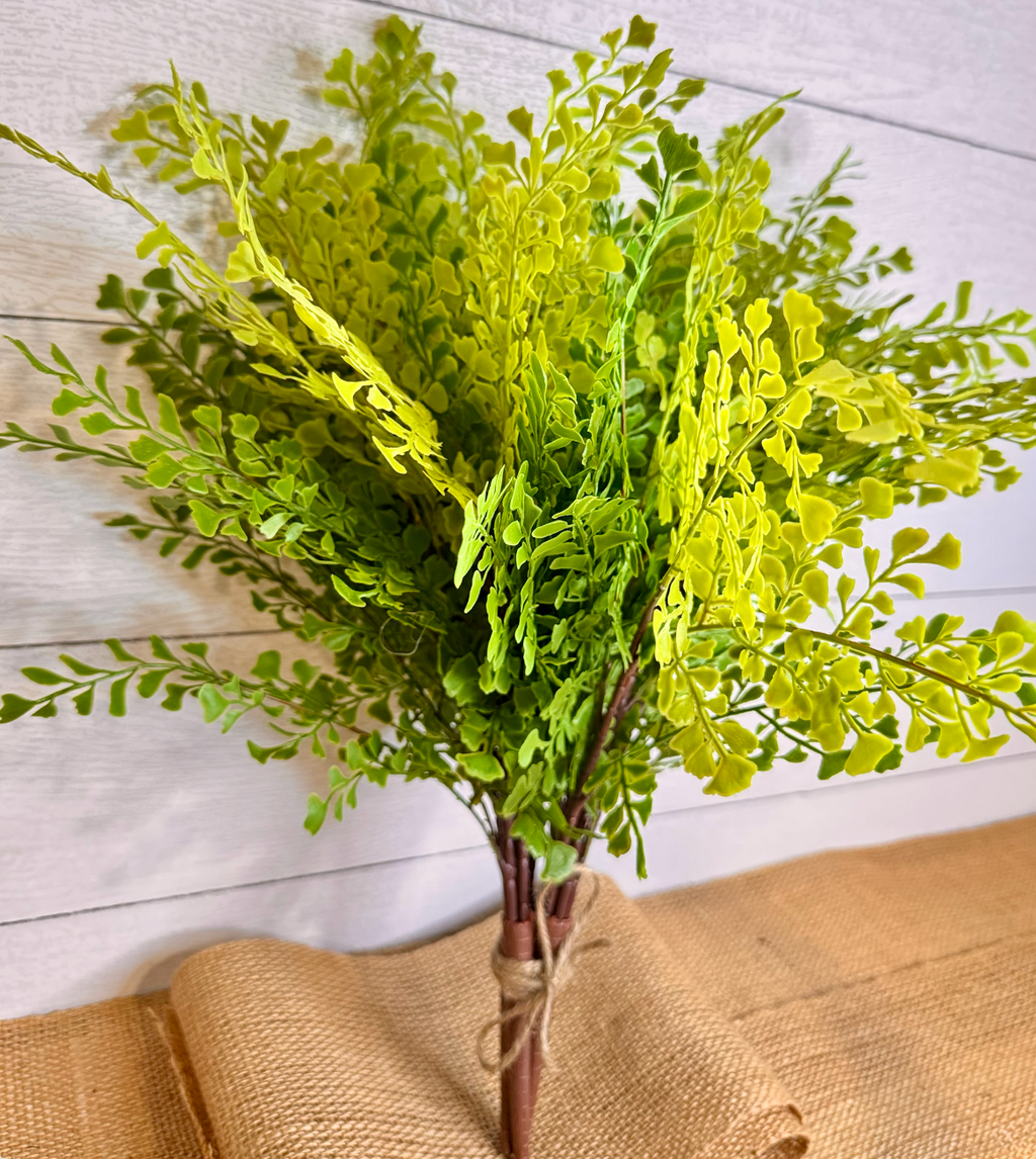 Real Touch Artificial Maidenhair Fern- Bundle of 4 in - Florals photo