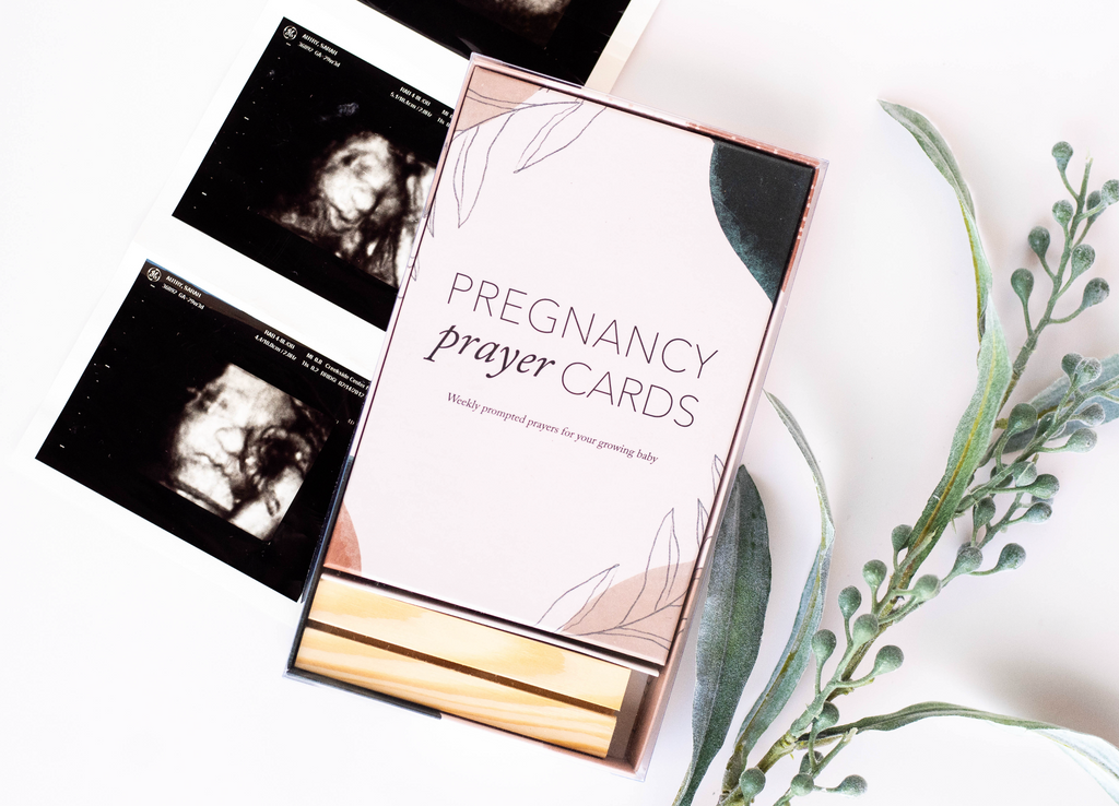 Pregnancy Prayer Cards in Watercolor - Prayer Cards photo