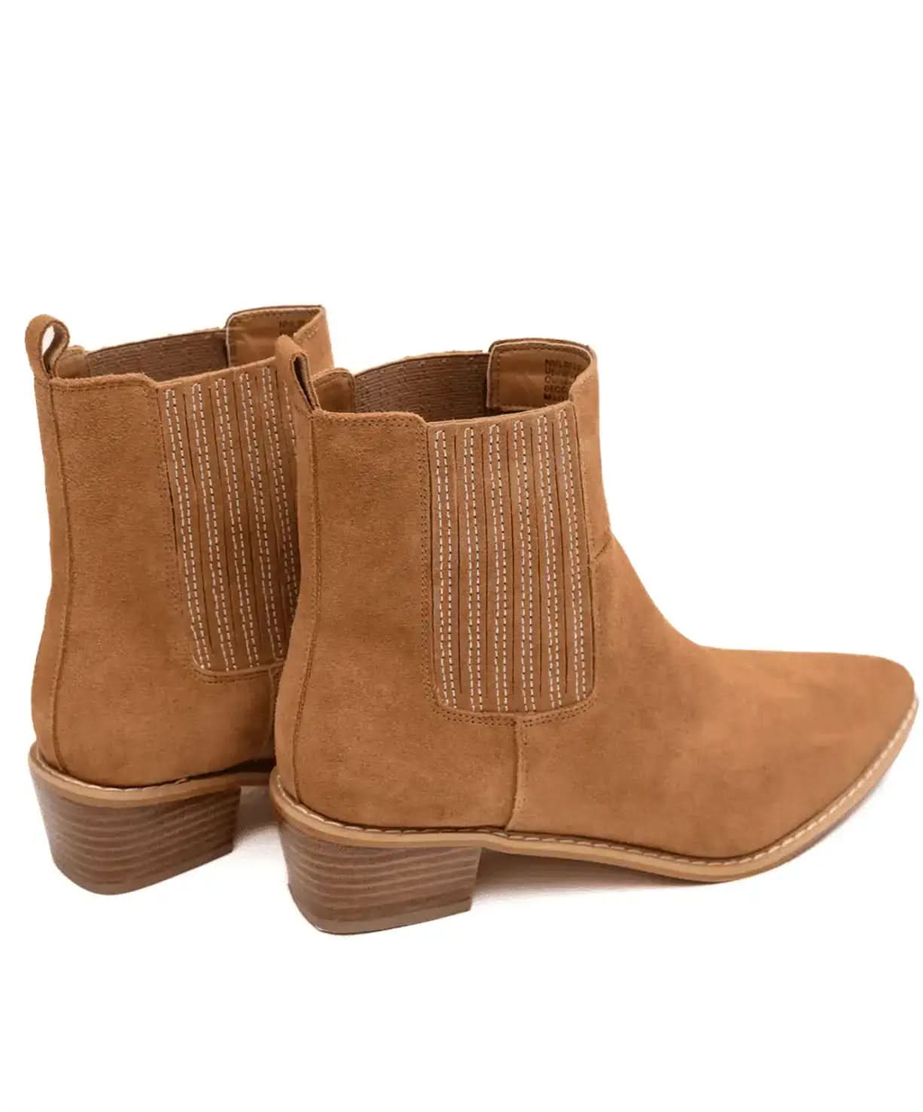 Naughty Monkey Leonor Suede Ankle Boot in Tan in - Shoes photo