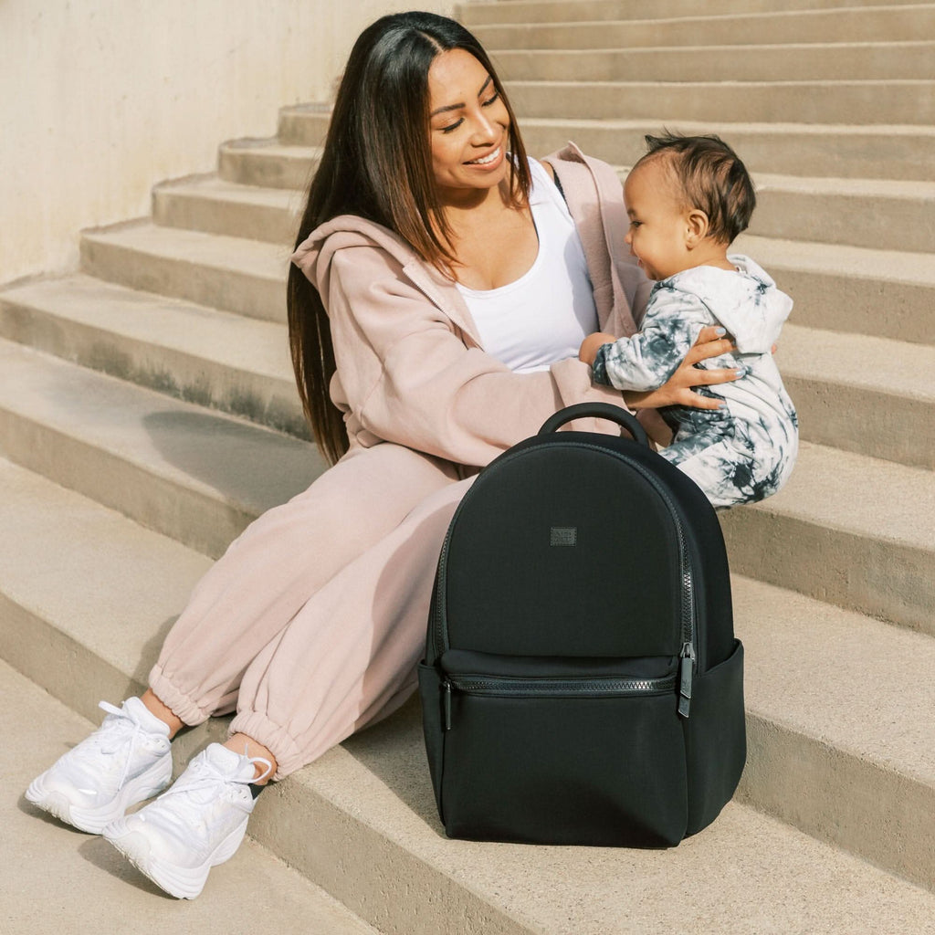 Freshly Picked Ebony Seoul City Diaper Bag in - Seoul City Backpack photo