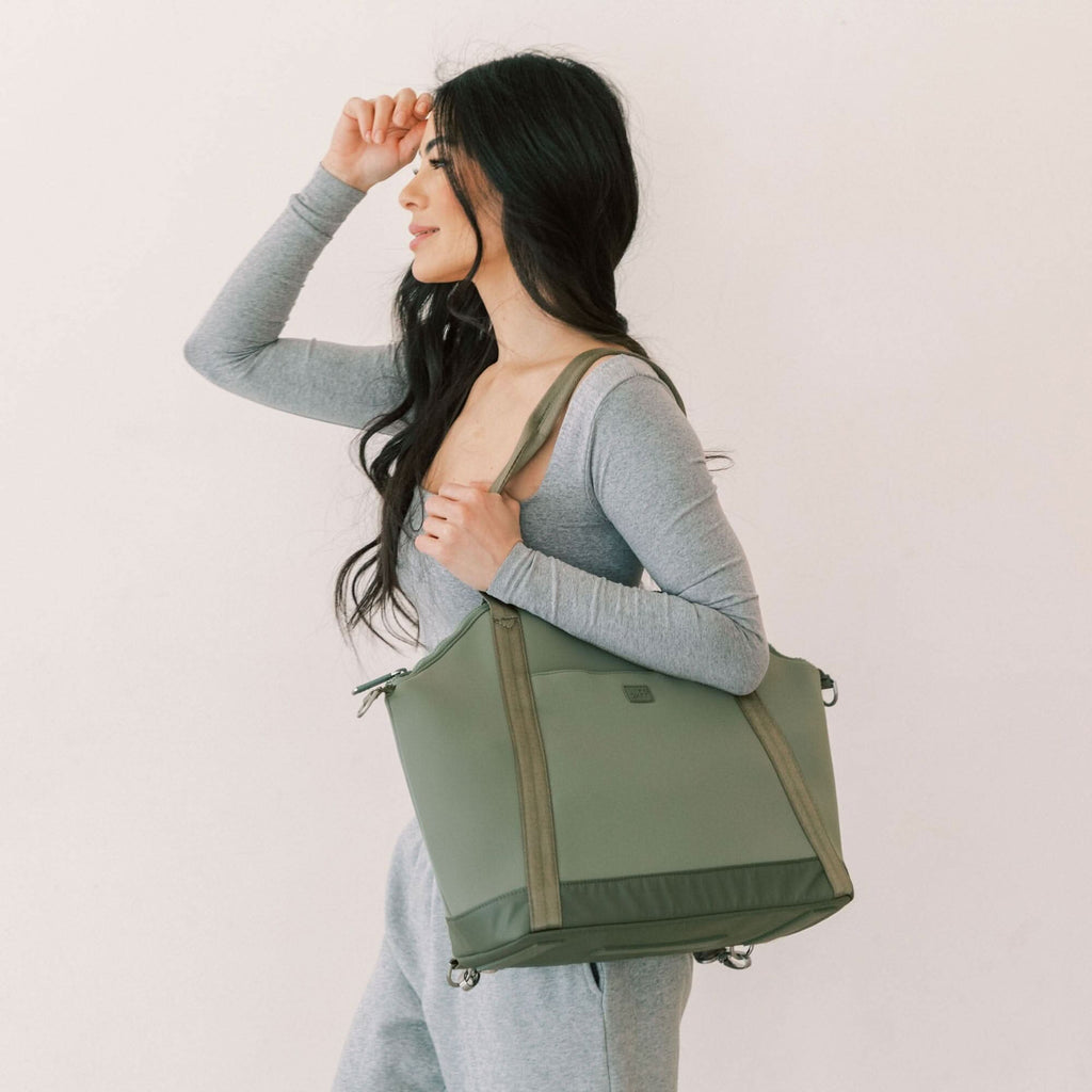 Freshly Picked Sage Seoul Diaper Bag Tote in - Seoul Tote photo