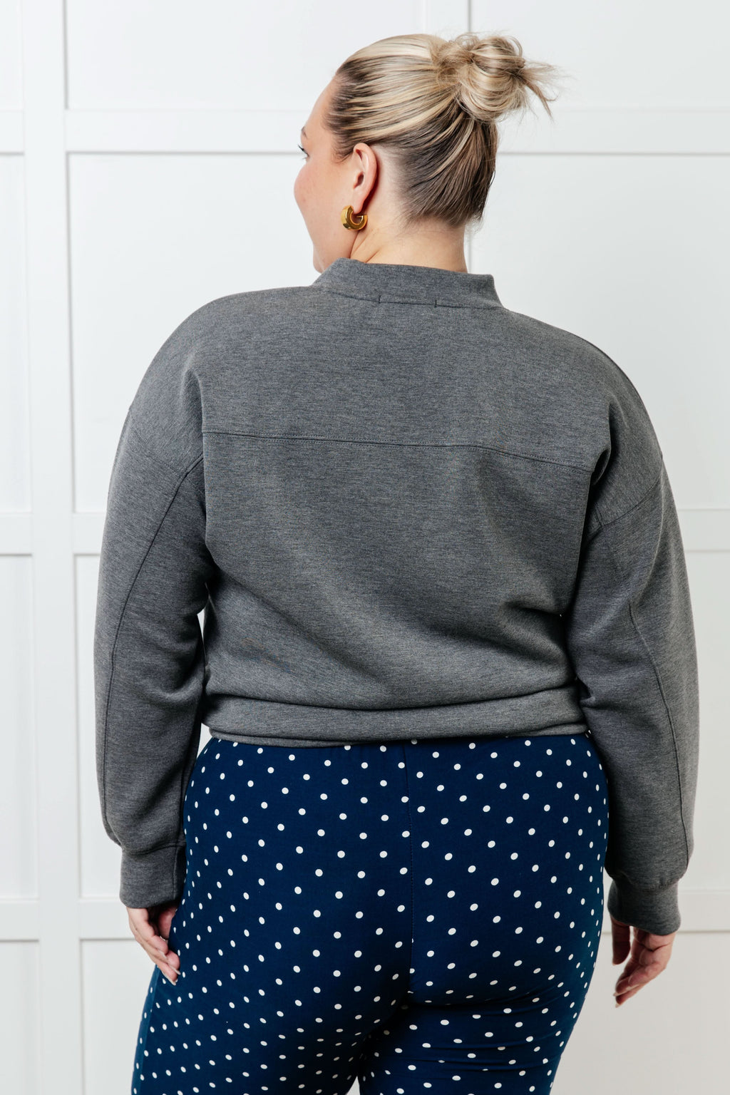 Settle In Mock Neck Sweatshirt in - Tops photo