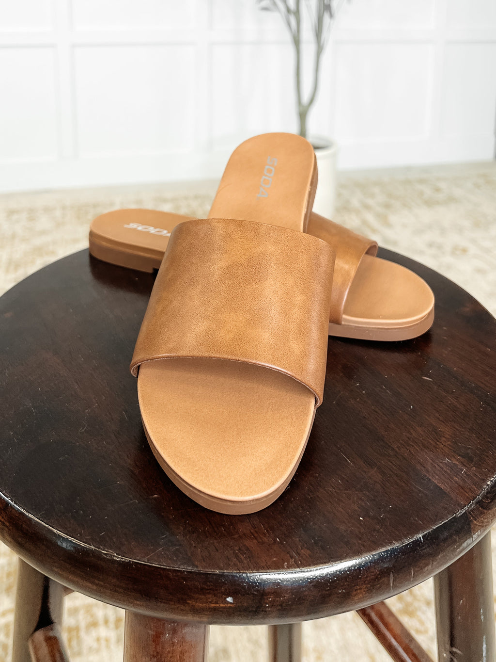 Sole Mate Slip on Sandals in Tan in - Womens photo