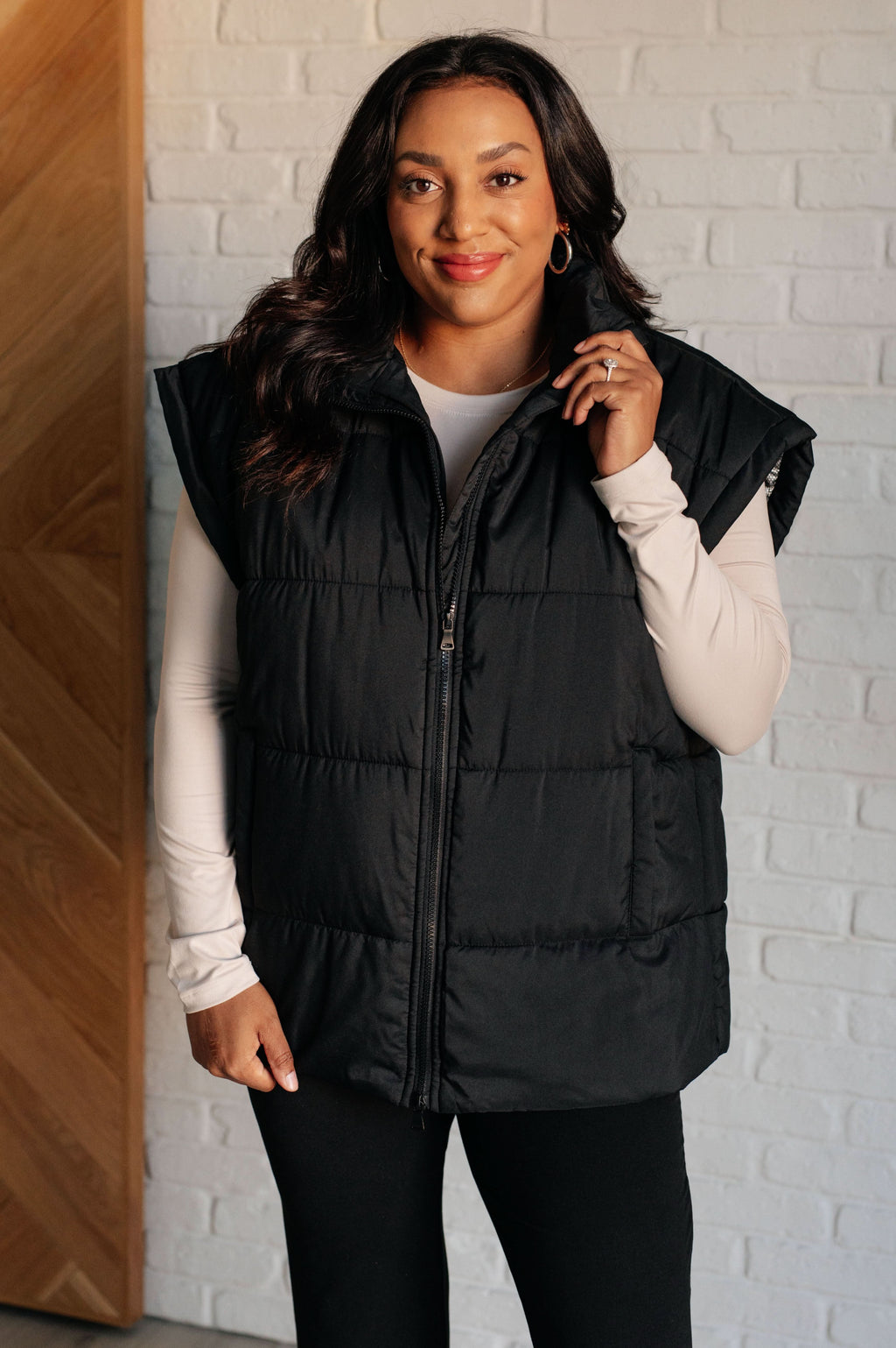 Stadium Seating Puffer Vest in - Layers photo