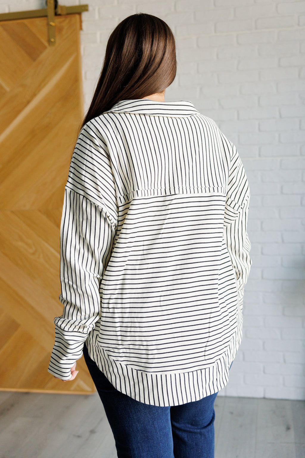 Striped Serendipity Pullover -