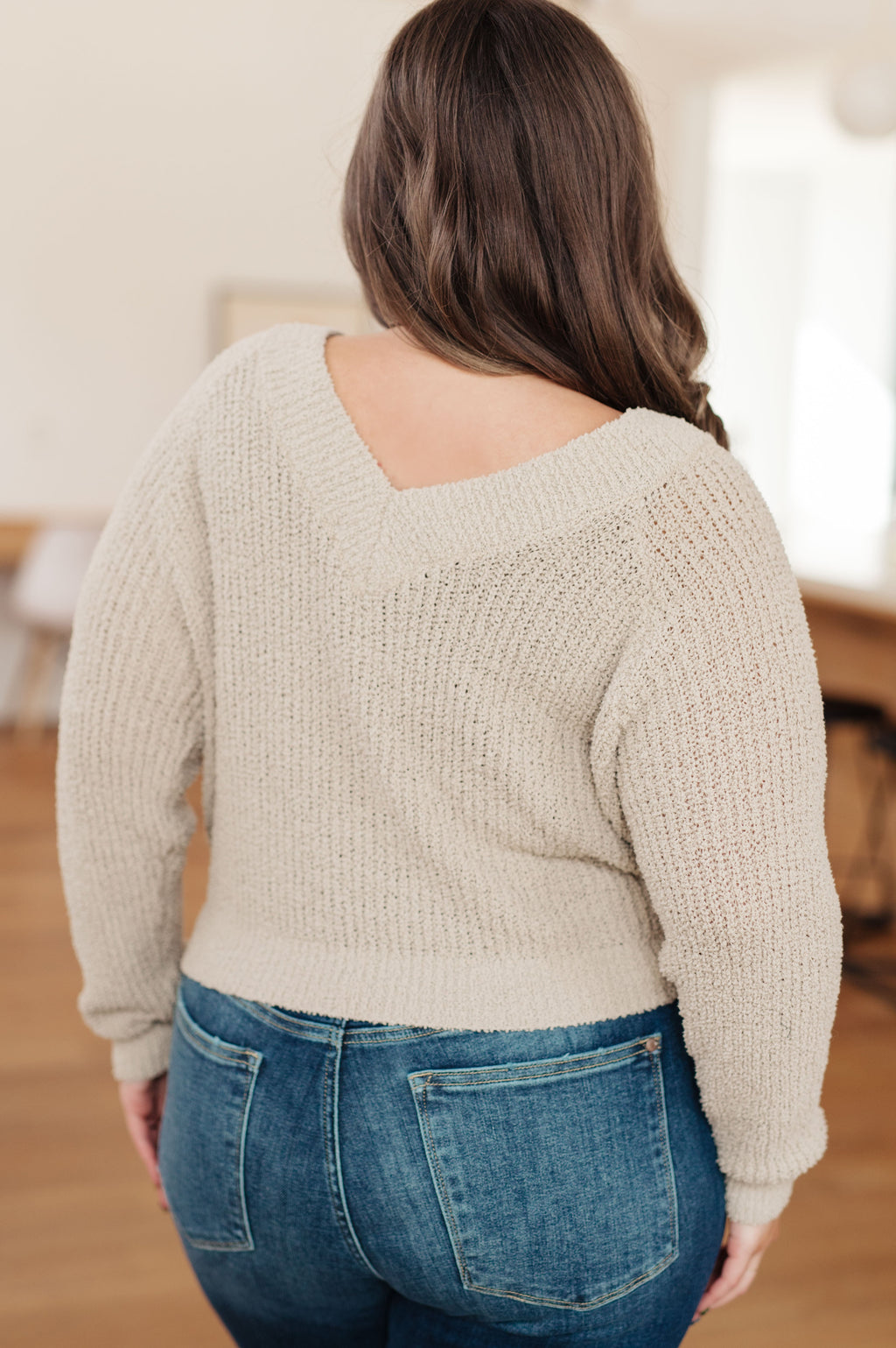 Stuck In The Moment V-Neck Sweater -