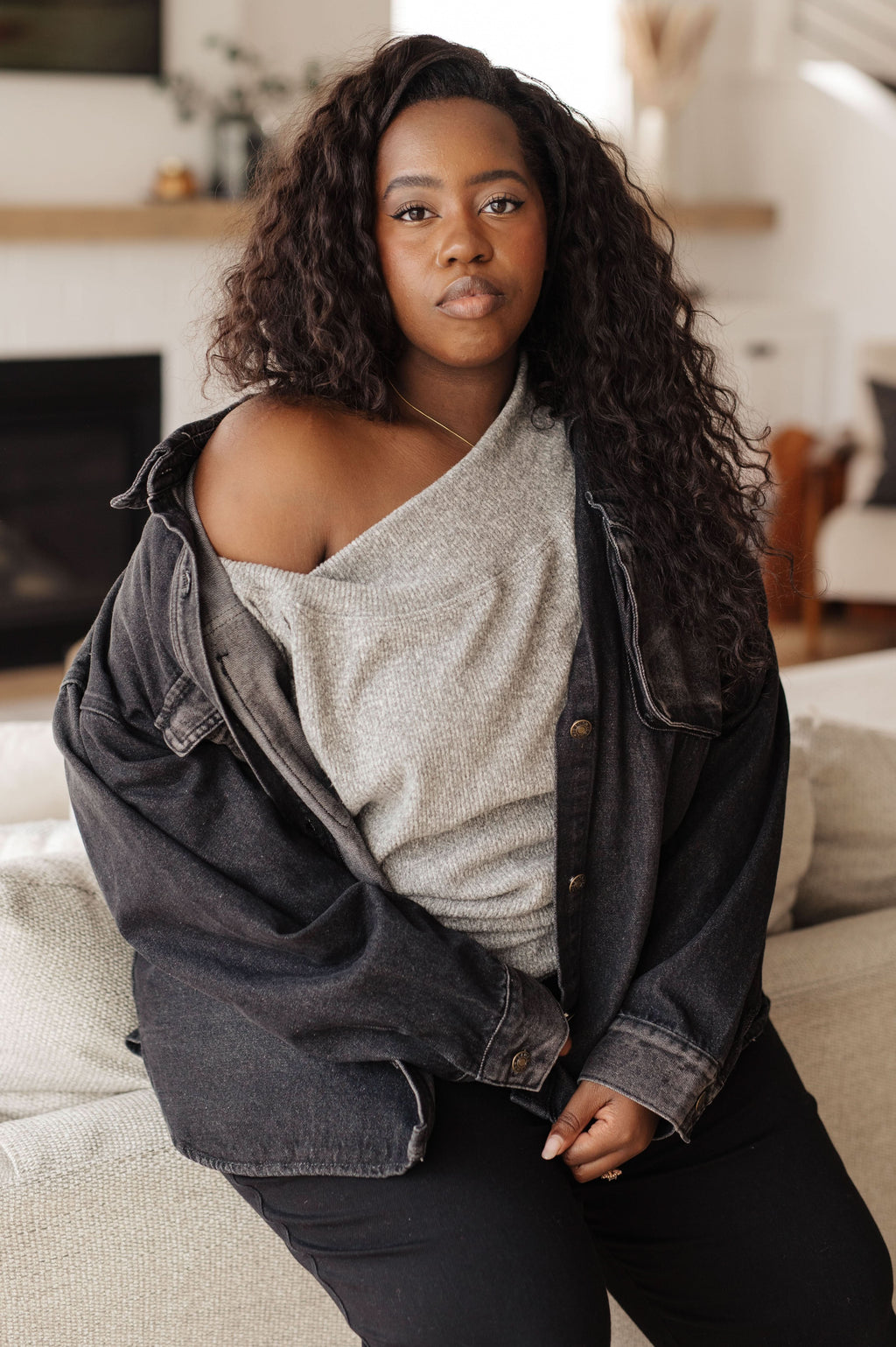 Stuck On You Long Sleeve Top in - Tops photo