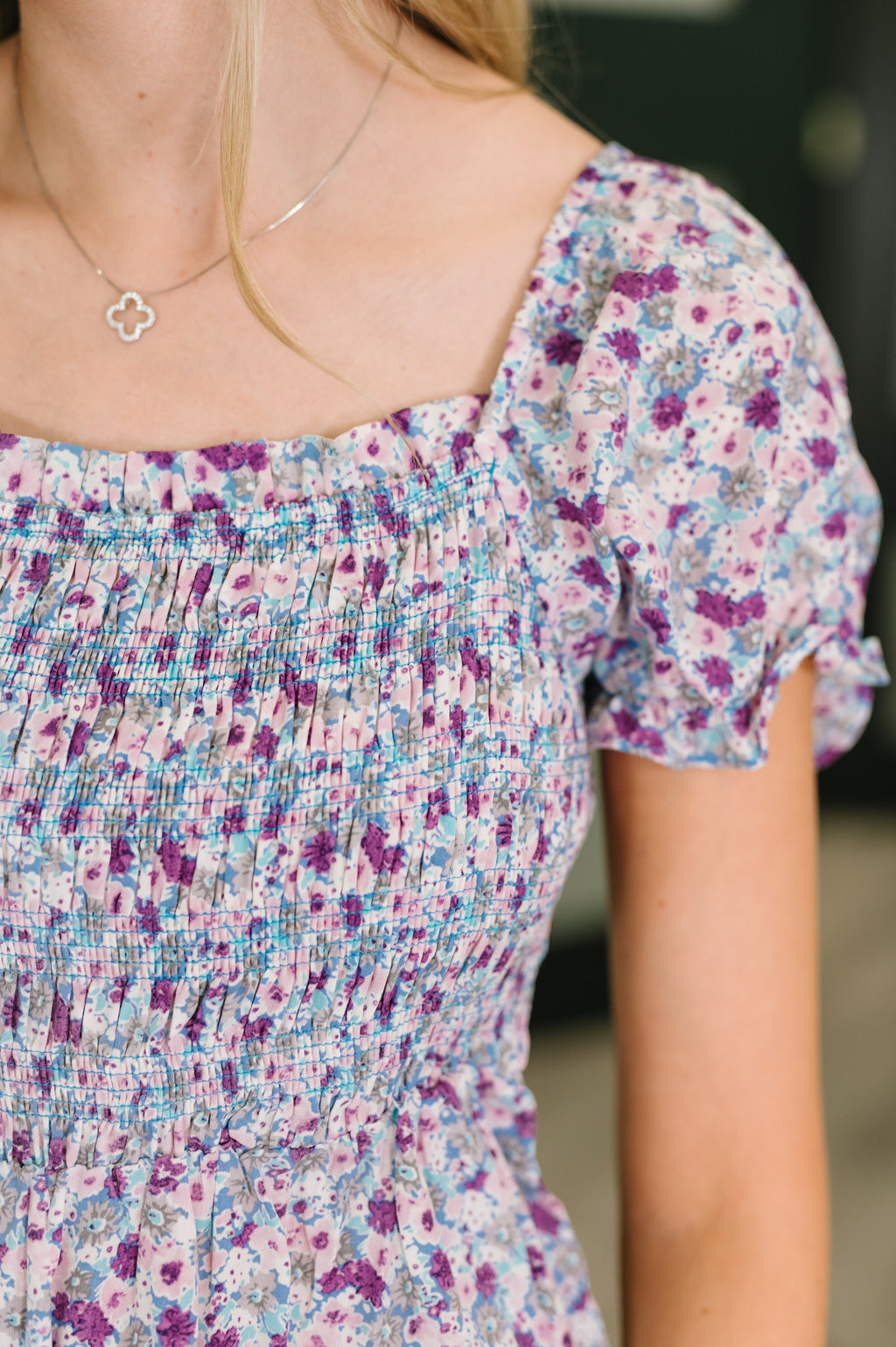 Sugar Talking Tiered Dress in Floral Print in - Womens photo
