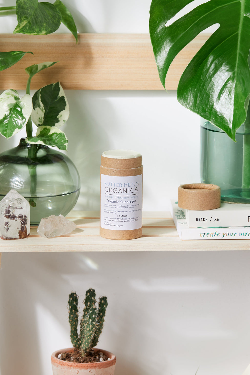 Natural Organic Sunscreen / Safe Sunscreen / Non-Nano Zinc Oxide Sunscreen / Sun Protection / Butter Me Up Organics in - Body photo