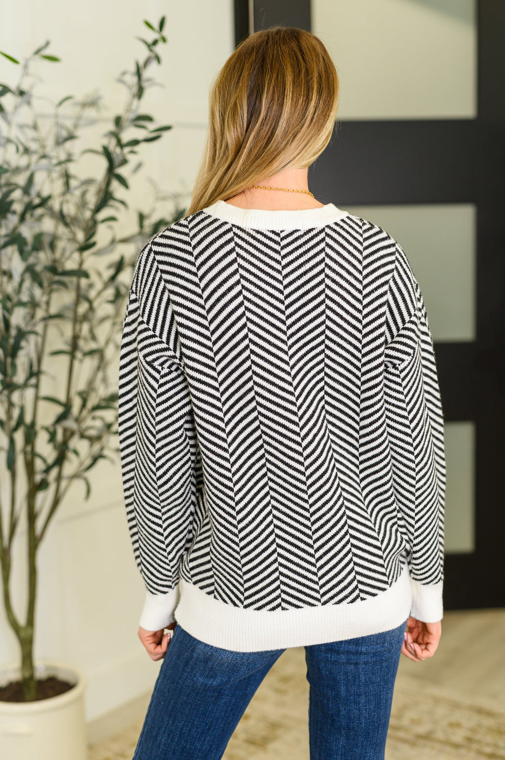 Super Secret Chevron Sweater in - Womens photo