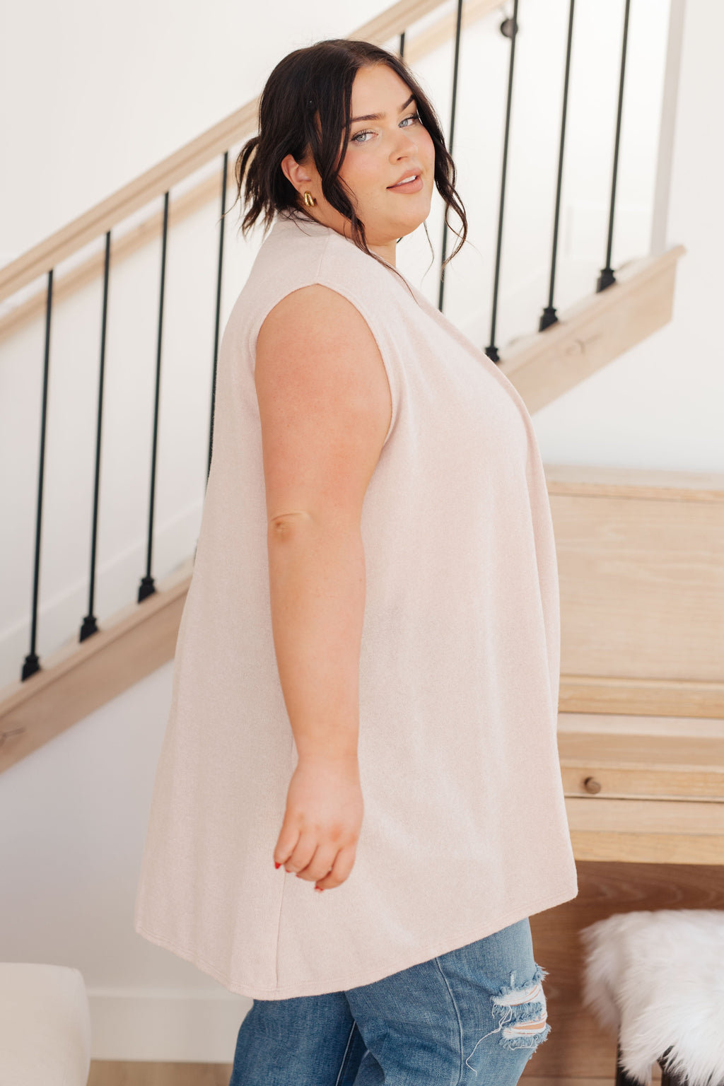 Surely a Win Sleeveless Cardigan in - Layers photo