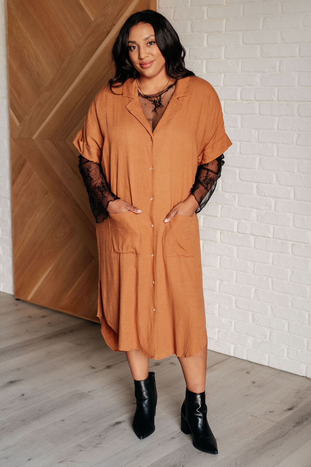 Sure to Be Great Shirt Dress in - Dresses photo