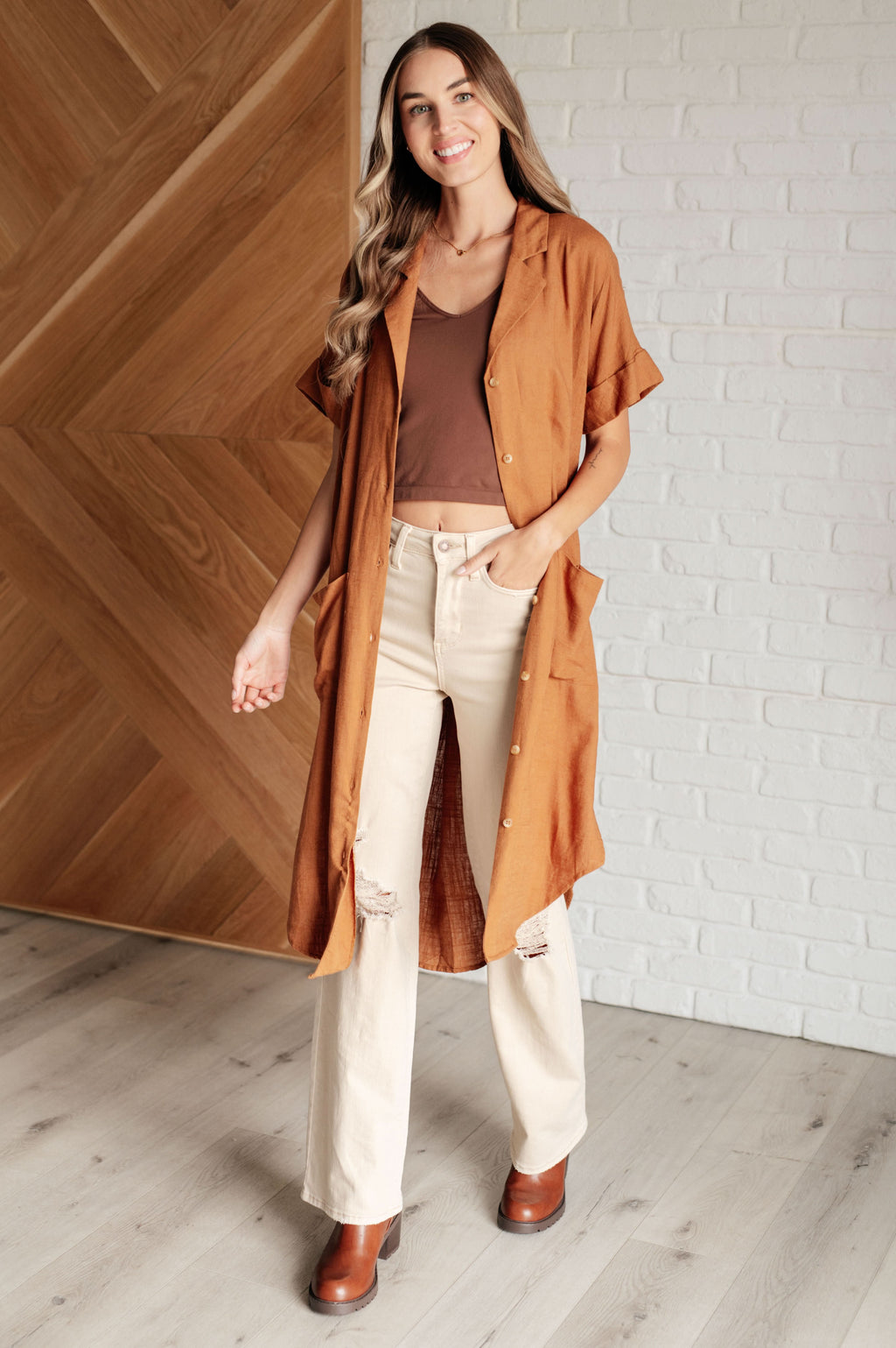 Sure to Be Great Shirt Dress in - Dresses photo