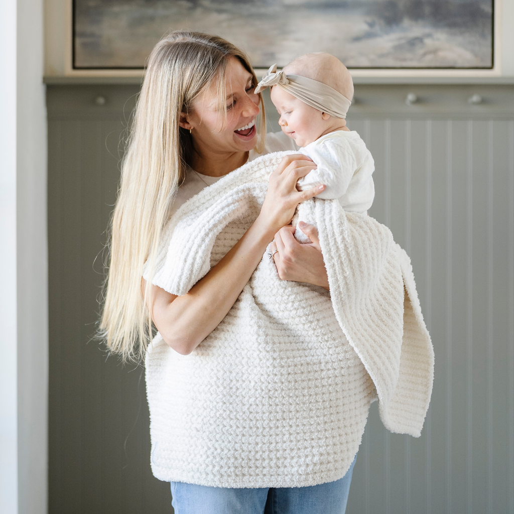 Saranoni Waffle Knit Receiving Blankets in - photo