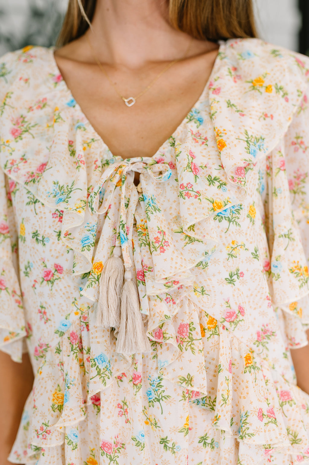 Sweet Escape Boho Floral Dress in - Womens photo