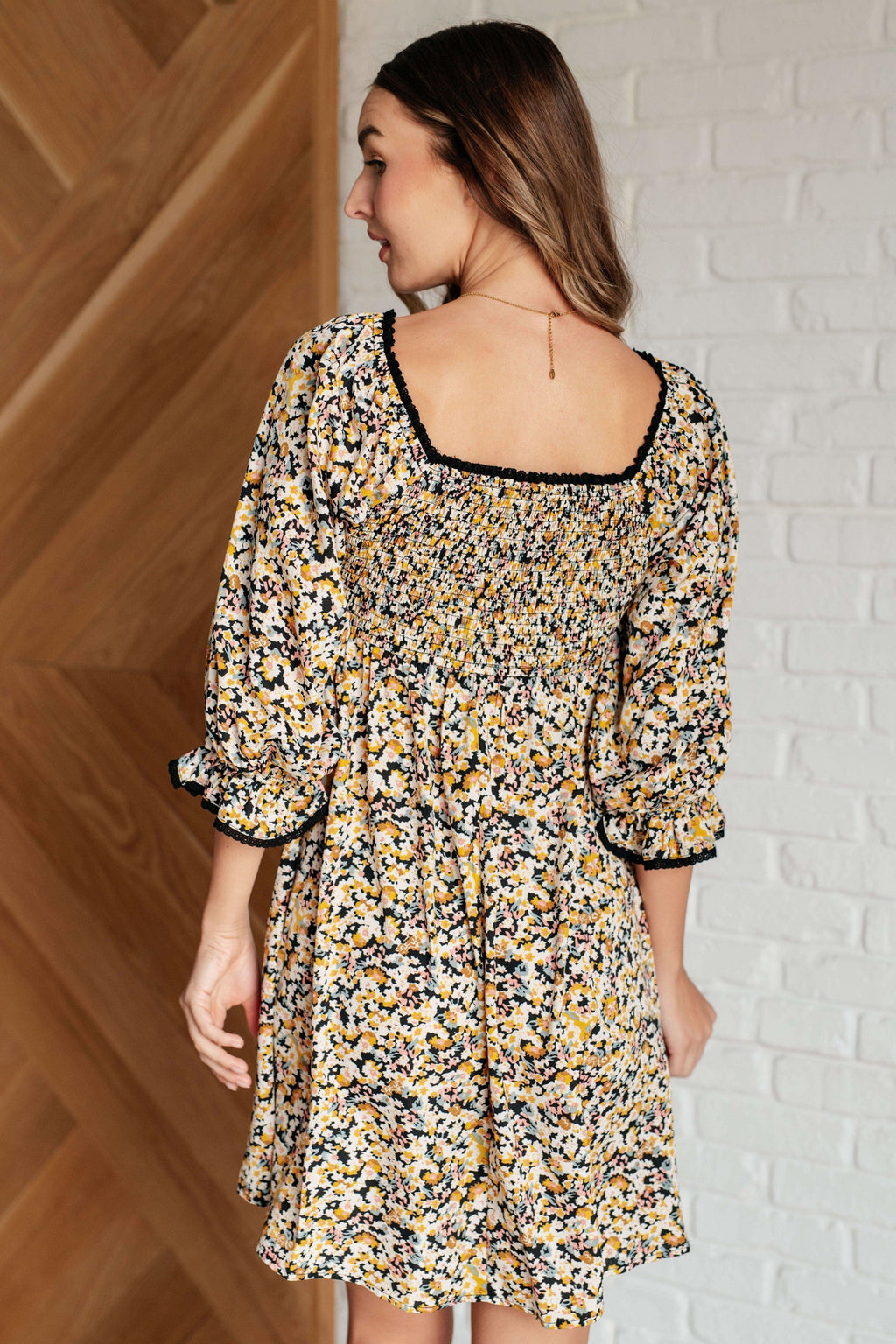 Sweet Solitude Floral Babydoll Dress in - Dresses photo