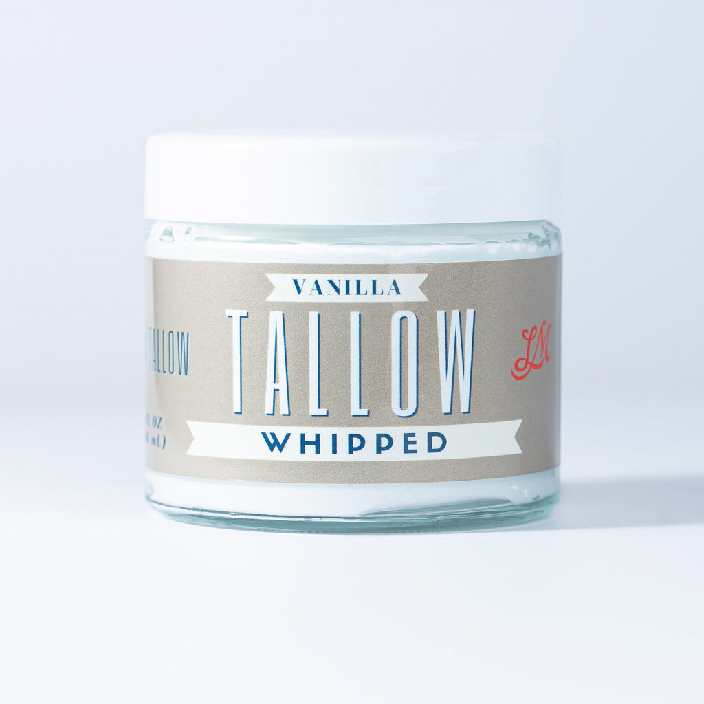 Whipped Tallow | All Natural Moisturizer Choose Scent Size 2oz-85oz in Vanilla 9oz - Body Cream/Lotion photo