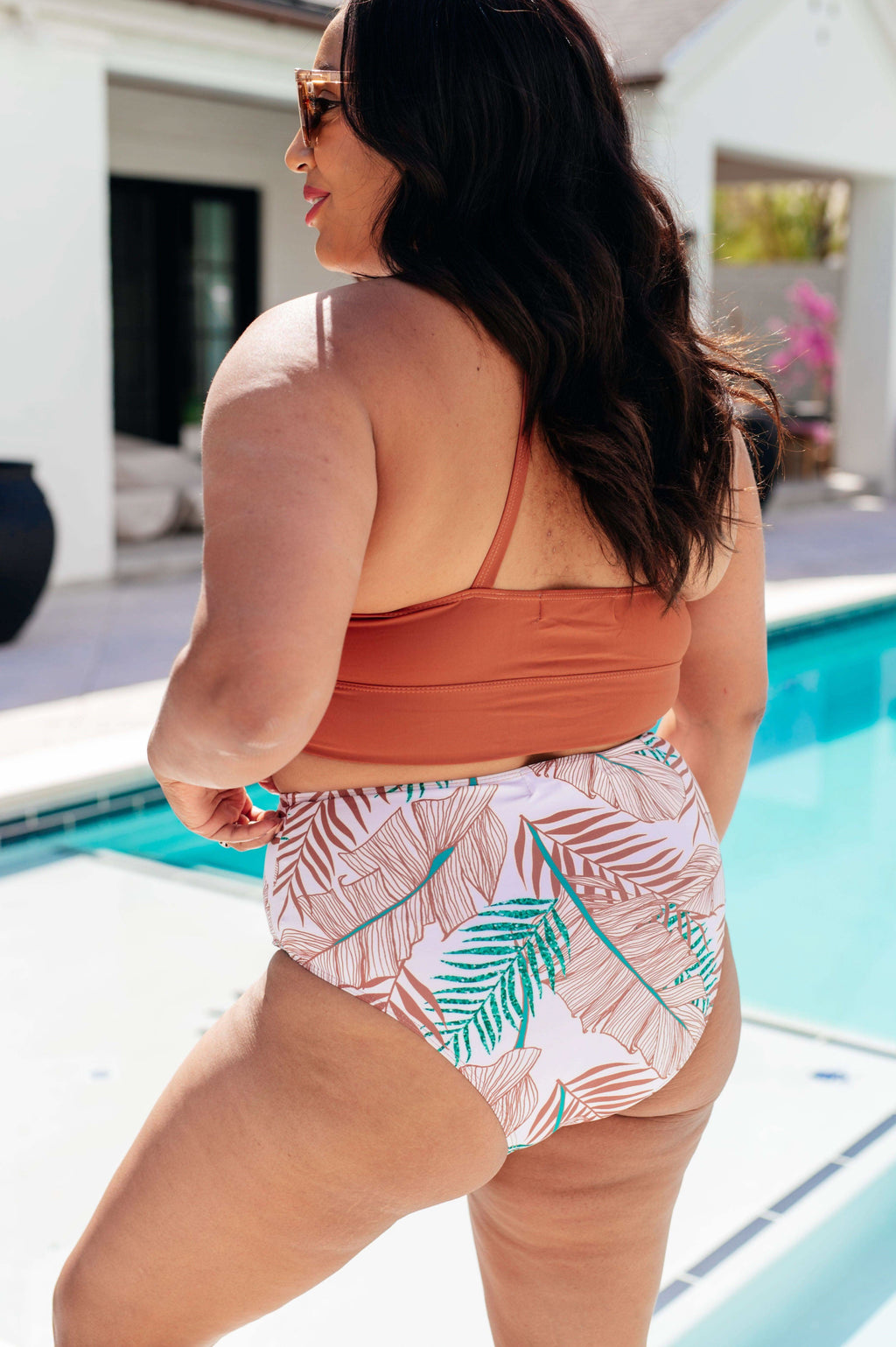 Tahiti Tropical Print Swim Bottoms in - Swimwear photo