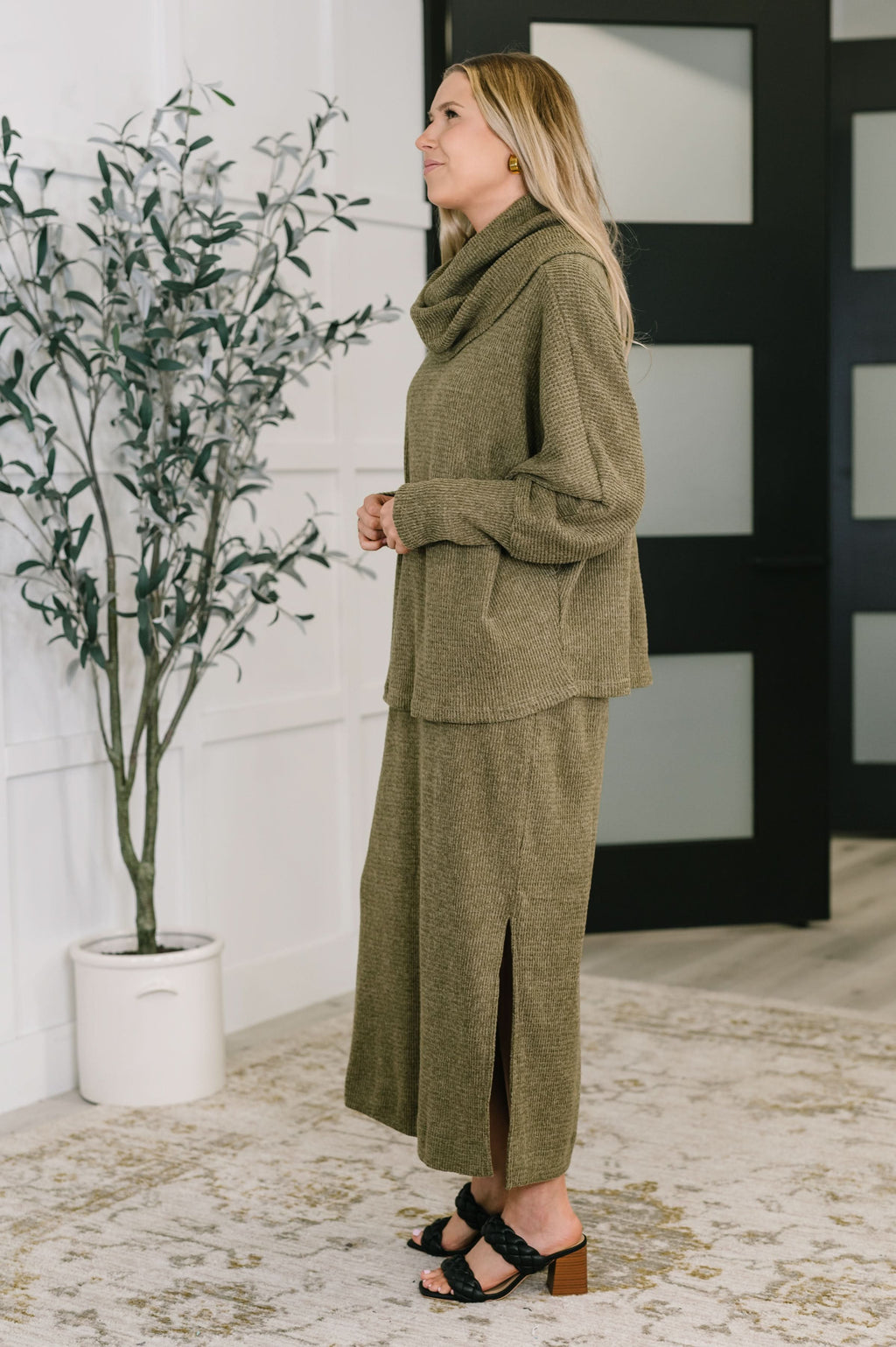 The Wander Lust Set in Olive in - Womens photo