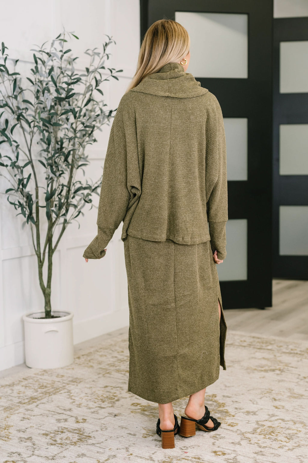 The Wander Lust Set in Olive in - Womens photo