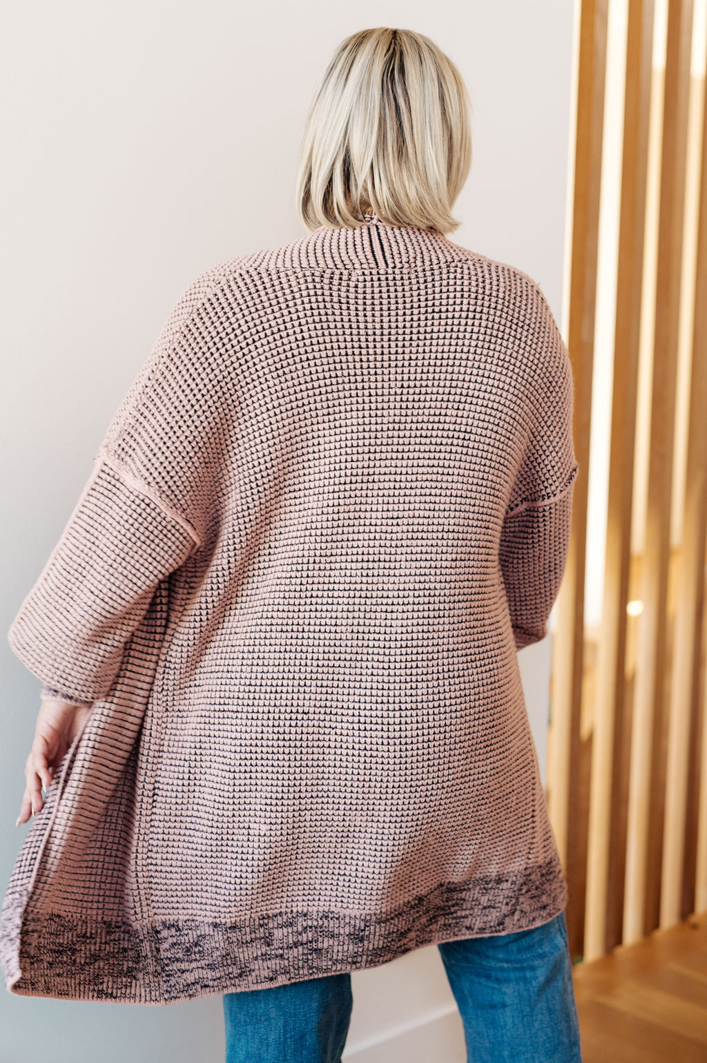 The Way It Was Cardigan in Mauve in - Layers photo