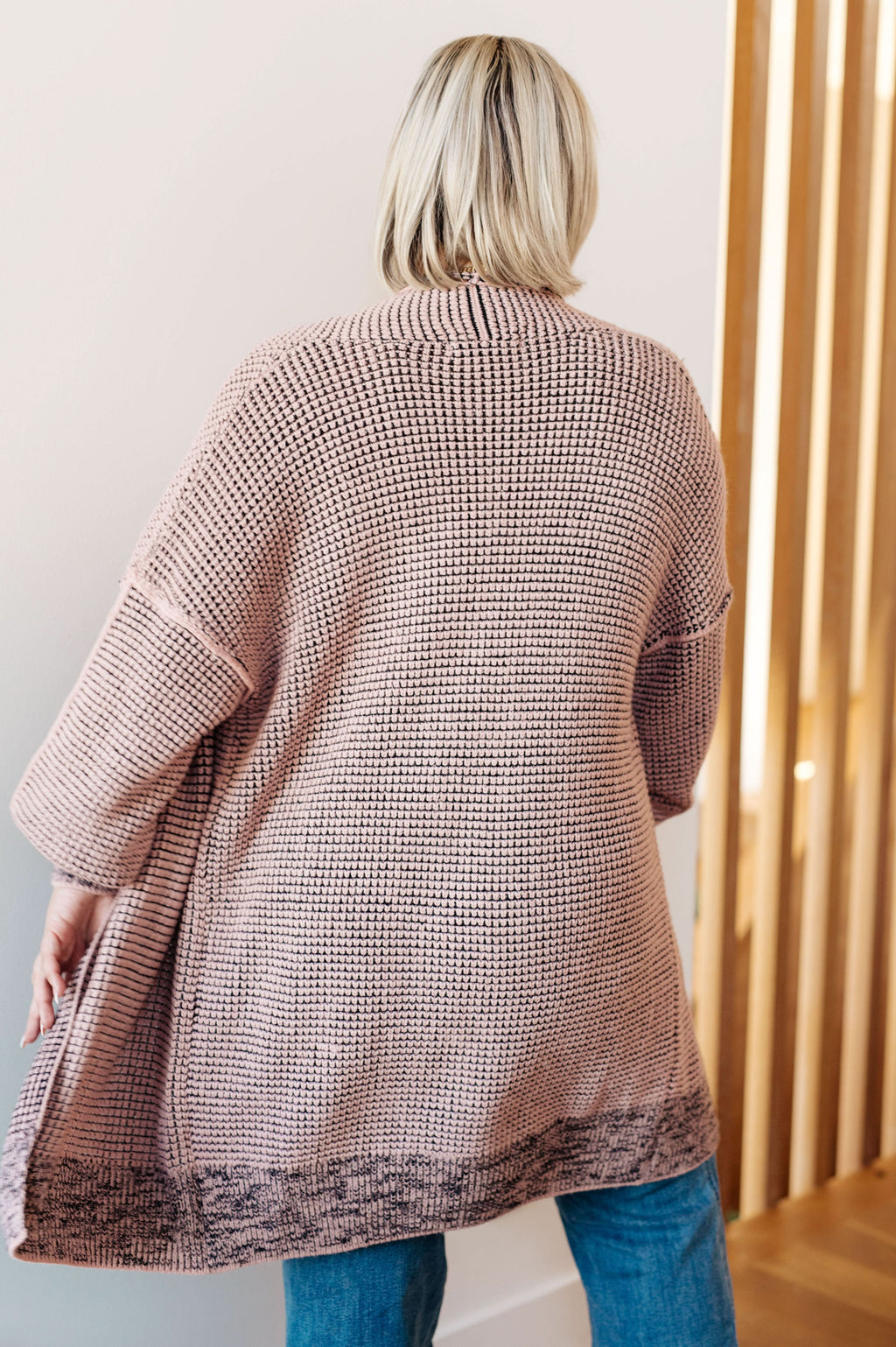 The Way It Was Cardigan in Mauve in - Layers photo