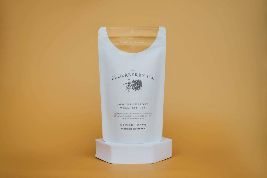 The Elderberry Co. Lemon Ginger Tea in - Tea & Infusions photo