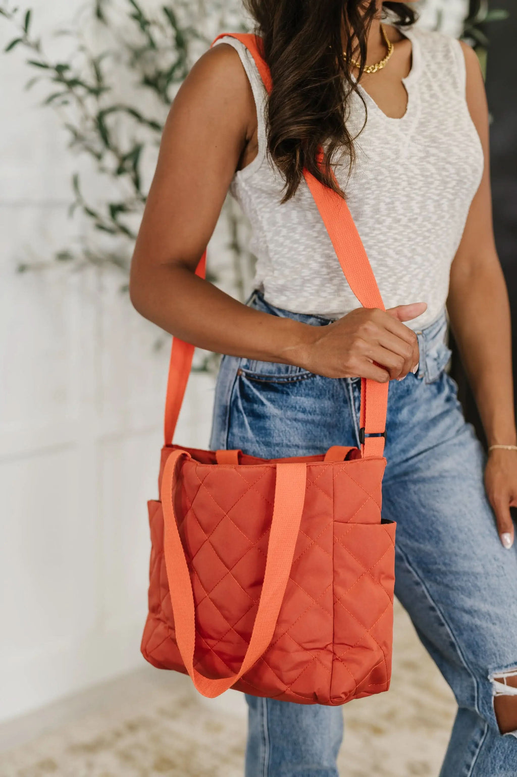 There She Goes Bag in Tomato in - Womens photo