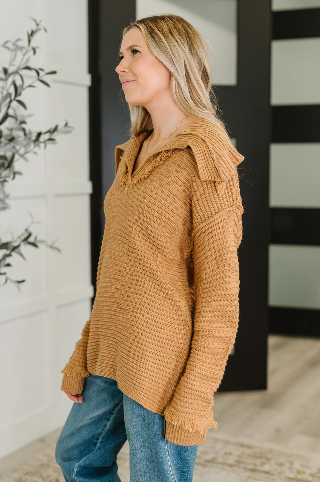 Travel Far & Wide Sweater in Taupe in - Womens photo