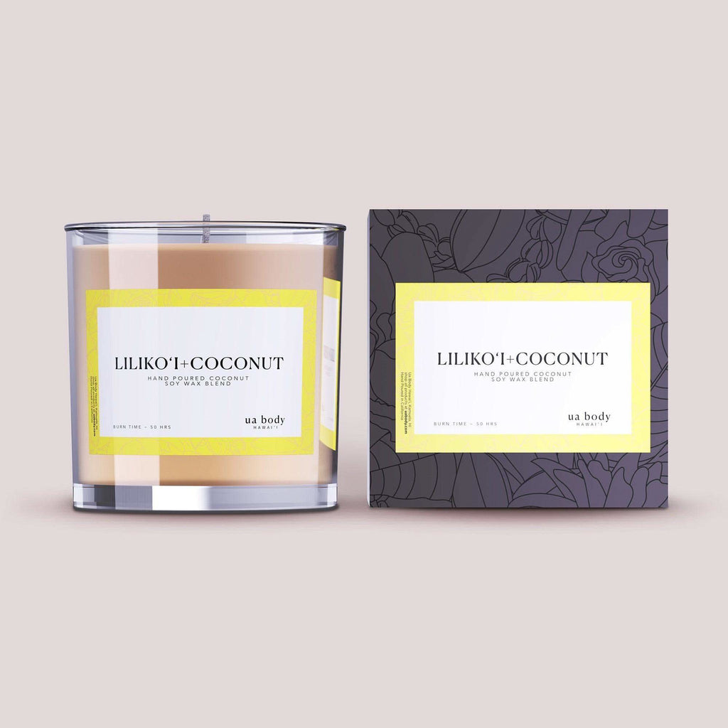 Ua Body | Hawaiian Skincare Liliko'i + Coconut Scented Candle in - Candle photo