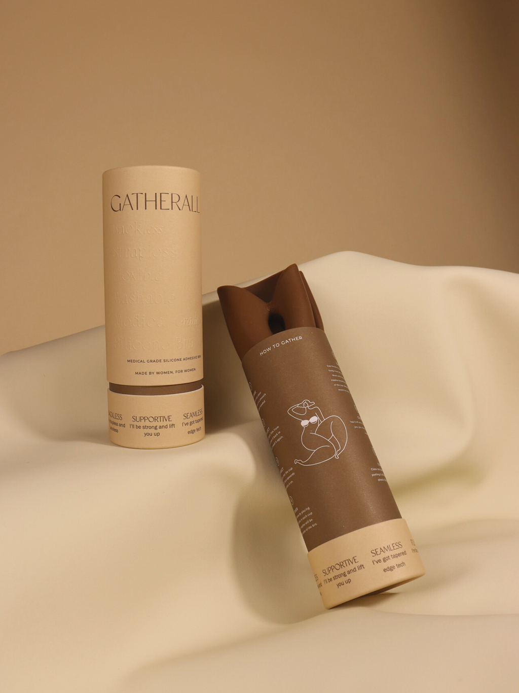 Gatherall Bra in - adhesive bra photo